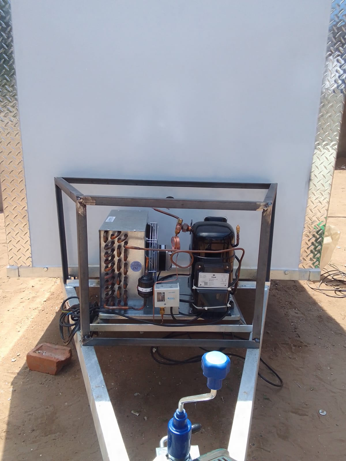 Nkhala project photo: trailer-mounted generator enclosure