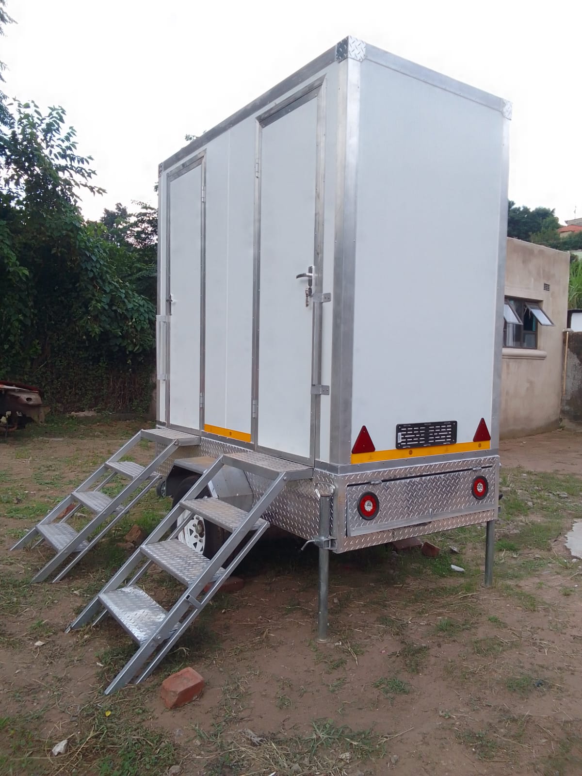 Nkhala project photo: completed vip trailer rear view