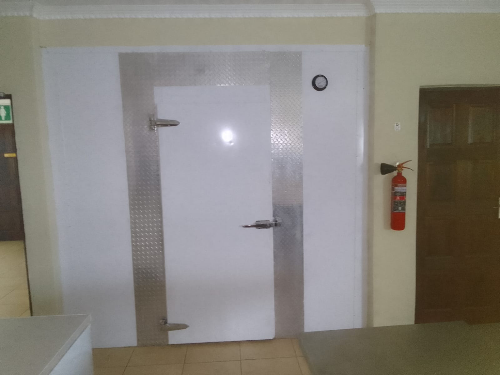 Nkhala project photo: insulated cold-room door