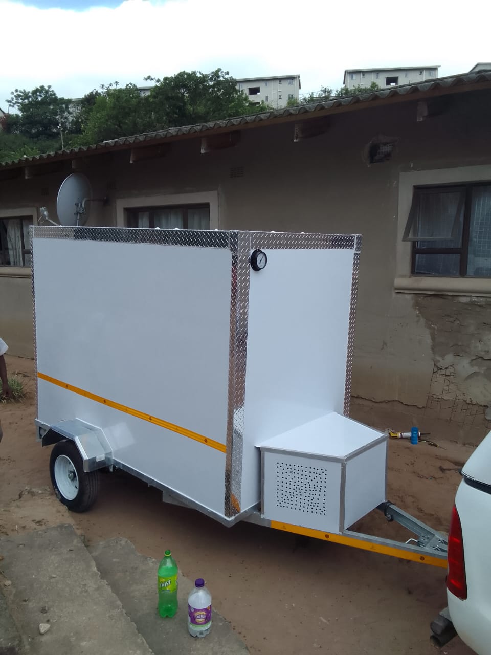 Nkhala project photo: enclosed trailer with equipment box
